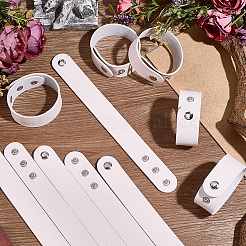 12 шт. браслеты из ПВХ и железного шнура&nbsp;AJEW-CL0002-49A