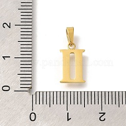 Pendentifs en acier inoxydable 304 avec micro-pavé de zircone cubique et placage ionique (IP)&nbsp;STAS-H228-02G-02