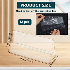 Пластиковая подставка для таблички с именем&nbsp;AJEW-WH0348-865A