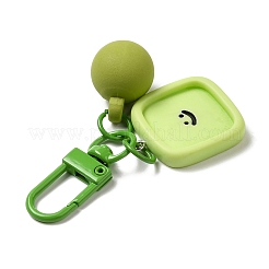 Акриловый кулон-брелок с мультяшным улыбающимся лицом&nbsp;LS-KEYC-D017-01D