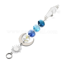 Подвеска из стекла в виде пули&nbsp;HJEW-JM03122-02