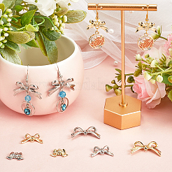 60 шт. 6-цветные подвески-соединители из сплава с покрытием стойки&nbsp;FIND-SC0011-09A