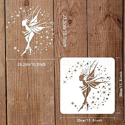 Modelli di stencil per pittura da disegno riutilizzabili in plastica&nbsp;DIY-WH0172-929