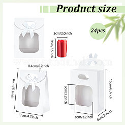 Прямоугольные подарочные пакеты из крафт-бумаги&nbsp;ABAG-WH0062-14E