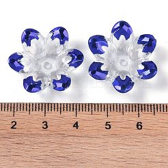 Placcatura di tappi di perline acriliche&nbsp;OACR-H118-06C