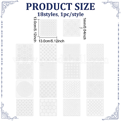 18 gabarit de broderie pour animaux de compagnie&nbsp;DIY-ME0003-65