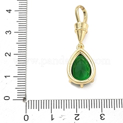 Pendentifs en laiton zircon cubique pavé&nbsp;CU-CBA6980-03G-G