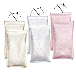 Ahademaker 6 шт. 3 цвета искусственная кожа скользящие футляры для очков&nbsp;AJEW-GA0005-32