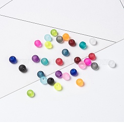 Perle di vetro trasparente 24 colori&nbsp;FGLA-JP0001-03-8mm