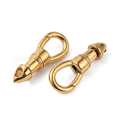 Chiusure a moschettone in acciaio inox 304&nbsp;STAS-WH0044-19G