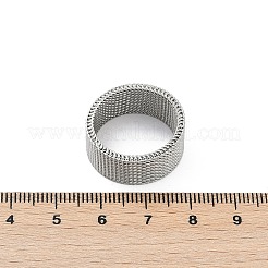 201 Edelstahl-Fingerringe&nbsp;RJEW-H242-01A