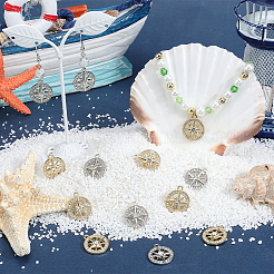 40шт 2 цвета подвески из сплава со стразами&nbsp;FIND-SC0014-57