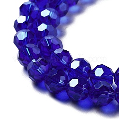 Гальванизируйте прозрачное стекло бисер нитей&nbsp;EGLA-A035-T8mm-A06