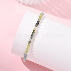 Bracelets de perles pour femmes en apatite naturelle&nbsp;BJEW-JB14094-03