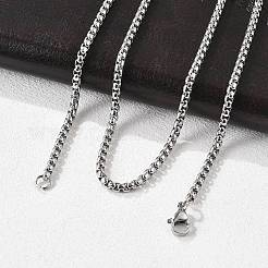 Изготовление ожерелий из венецианской цепочки из нержавеющей стали 304&nbsp;X-STAS-A028-N031P-A