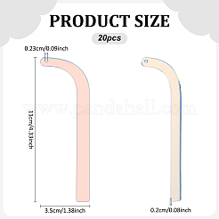 20 Stück Anprobestab für Acryl-Ohrringe&nbsp;ODIS-FG0001-88B