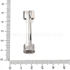 Трубчатые бусины из нержавеющей стали 304&nbsp;STAS-A138-03P
