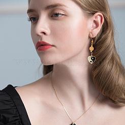 60шт 2 цвета сплава эмалевые подвески&nbsp;ENAM-NB0002-15