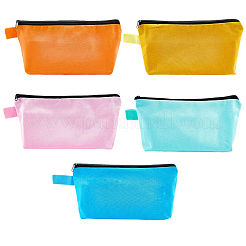 10 шт. 5-х цветный хлопок с мешочком для ручки из сплава&nbsp;AJEW-CN0004-20A