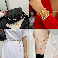 Набор для самостоятельного изготовления цепочек из алюминиевых скрепок и браслетов/ожерельев&nbsp;DIY-TA0012-92