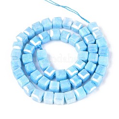Brins de perles de verre électrolytiques anti-ternissement&nbsp;GLAA-T025-8mm-10D