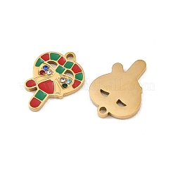 Colgantes navideños de acero inoxidable 304 esmaltados&nbsp;SA-CBA85C0-02C-G