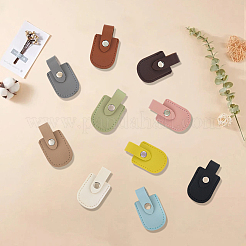 10 шт. 10-цветный чехол для кусачек из искусственной кожи в форме арки&nbsp;DIY-CL0002-28B