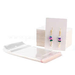 Картонные карты в стиле 200шт 2 и целлофановые пакеты OPP CDIS-LS0001-05A