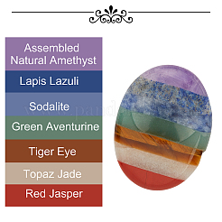 Piedra de preocupación de chakra para terapia de ansiedad.&nbsp;G-SC0001-90
