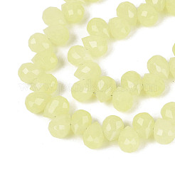 Nachahmung Jade Glasperlen &nbsp;GLAA-Q116-01A-A04
