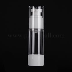 Nachfüllbare Schaumseifenspender aus Kunststoff, mit pumpe für dusche, Flüssigseife, weiß, 11.9x3.3 cm, Kapazität: 30 ml (1.01 fl. oz)