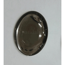Autocollant de bijoux extra large, cabochon adhésif strass acrylique, avec autocollant, ovale, jet, 30x41x8mm
