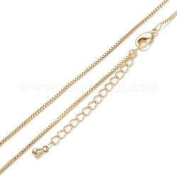 Ожерелья с цепочкой из латуни, долговечный, реальный 18k позолоченный, 16.34 дюйм (41.5 см)