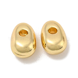 Perline in lega, pepite, oro, 8.5x5.5x4.5mm, Foro: 1.8 mm
