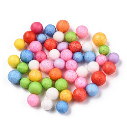 Petites boules de mousse artisanales, ronde, pour la fabrication d'artisanat de vacances de mariage bricolage, couleur mixte, 4.5~6.5mm