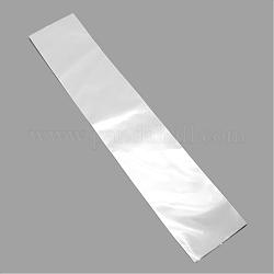 Sacchetti di cellophane con pellicola perlata, rettangolo, bianco, 25x4 cm, Spessore unilaterale: 0.035 mm