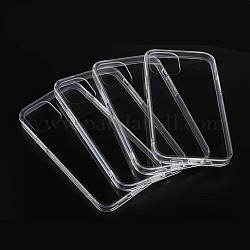 Transparent DIY Blank Silicone Smartphone Case, Fit for iPhone12Min(5.4 inch), For DIY Epoxy Resin Pouring Phone Case, Clear, 13.15x6.42x0.74cm