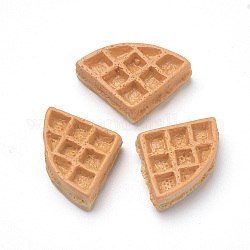 Cabochon decodificati in resina, biscotti, sella marrone, 23~24x16.5x6mm