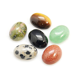 Edelstein-Cabochons, Oval, 8x6x3 mm