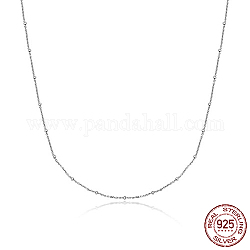 925 колье-сателлит из стерлингового серебра, серебряные, 18.90 дюйм (48 см)