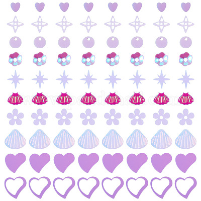 100 г пластиковых пайеток&nbsp;PVC-TA0001-04C-1