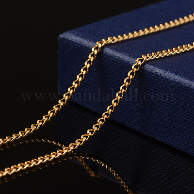 Ионное покрытие (ip) 304 нержавеющая сталь панцирные цепи витые цепи CHS-L014-14G-1