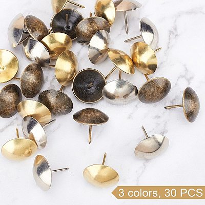 Железные гвозди с круглой головкой&nbsp;AJEW-GA0001-50-1