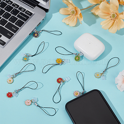 20 шт. 10 стильных эмалевых ремешка для мобильного телефона&nbsp;HJEW-OC00116-1