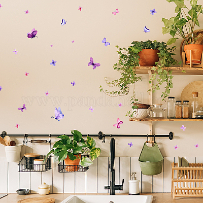 Dandelion and Butterflies Wallpaper Peel and Stick Wallpaper -    Removable wall murals, Butterfly wallpaper, Peel and stick wallpaper