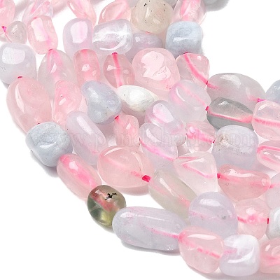 Природные морганит нитей бисера&nbsp;G-P601-A03-02-1