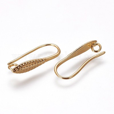 Ganci di orecchini in ottone&nbsp;KK-L177-26G-1