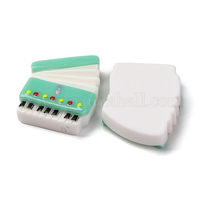 Непрозрачные кабошоны из смолы на музыкальную тему CRES-Z010-02F-1