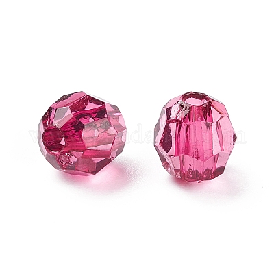 Прозрачные акриловые бусины&nbsp;X-DB8mmC-11-1