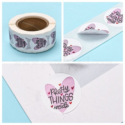 1 дюймовые наклейки с надписью «Спасибо» DIY-J002-B13-1